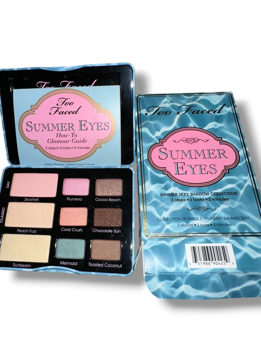 Too Faced Summer Eyes "Summer Sexy" Shadow Collection NIB READ COLLECTIBLE